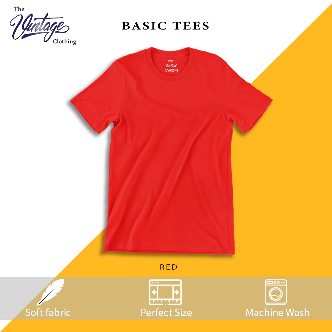 Pack of 3 plain Half sleeves T-Shirt - Image 4