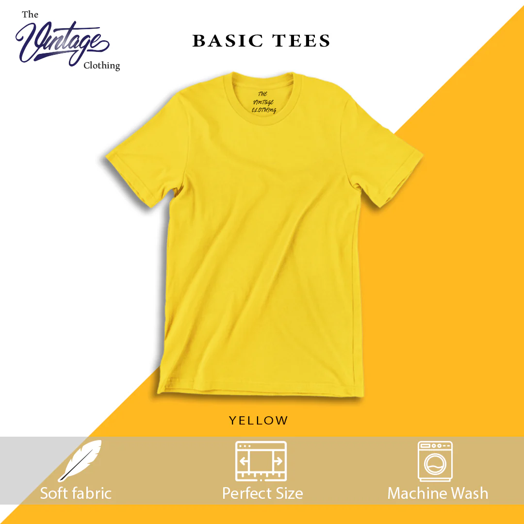 Pack of 3 plain Half sleeves T-Shirt - Image 4